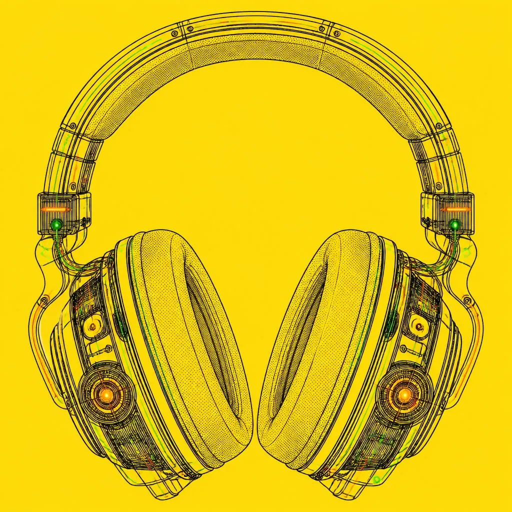 The outside ear illustration