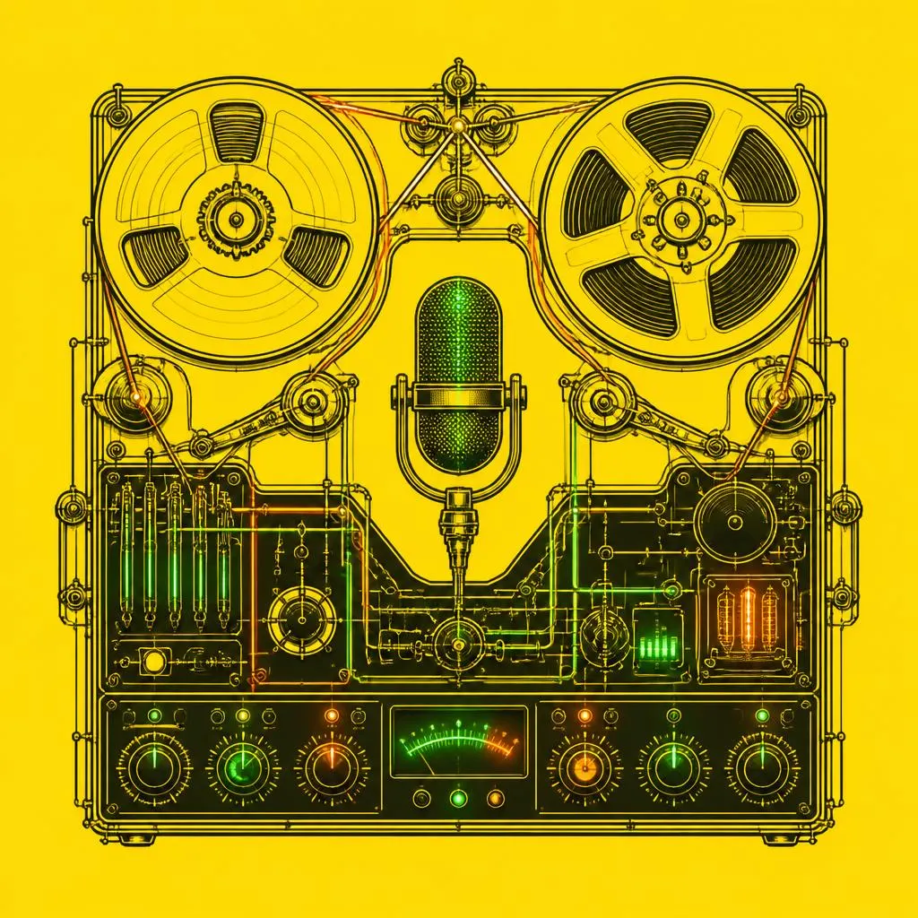 Build a unique musical prompt illustration