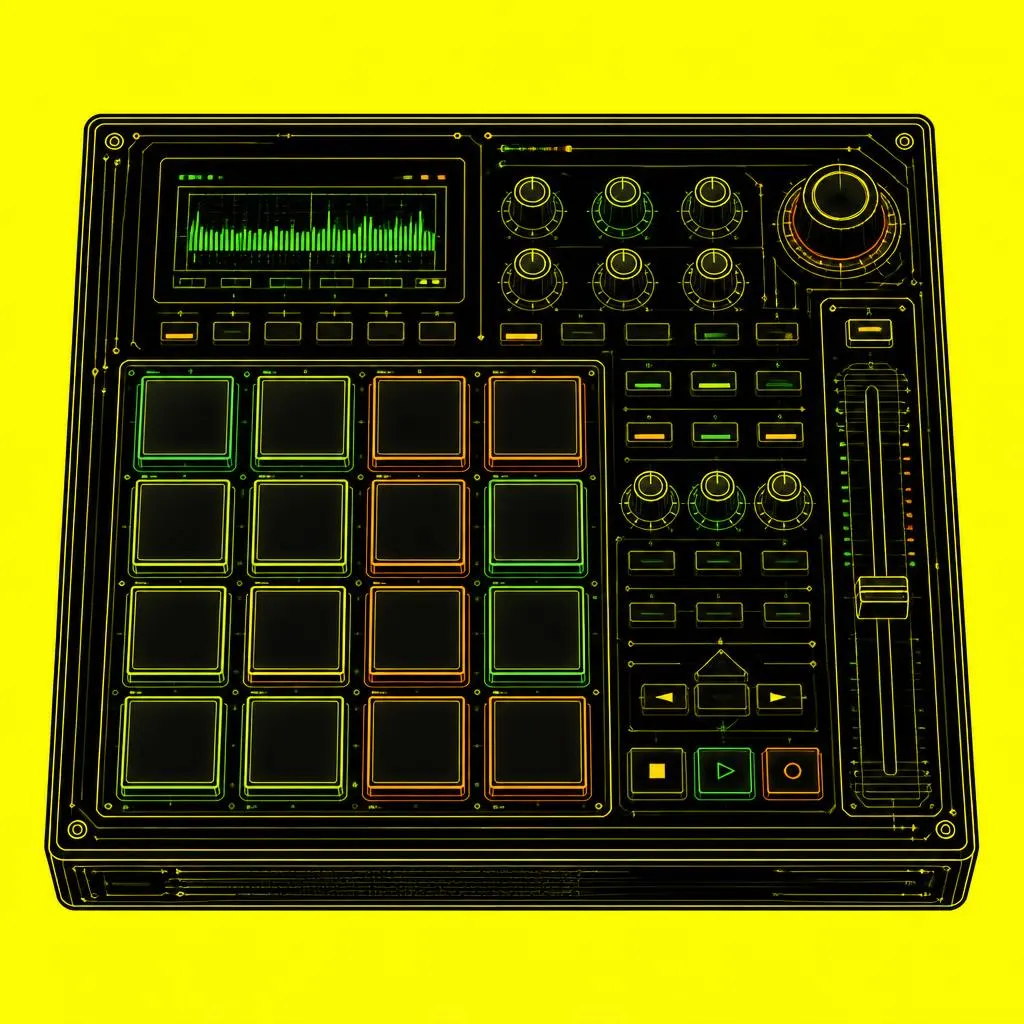 Re-chop the music illustration